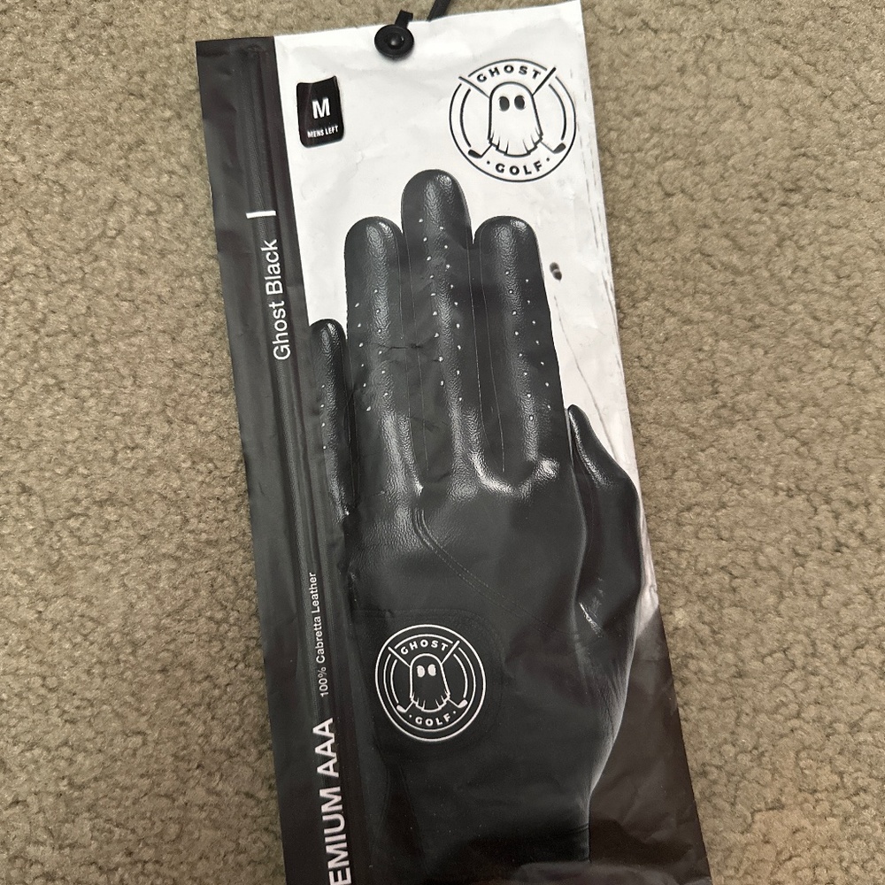 Ghost Golf Black Glove